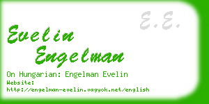 evelin engelman business card